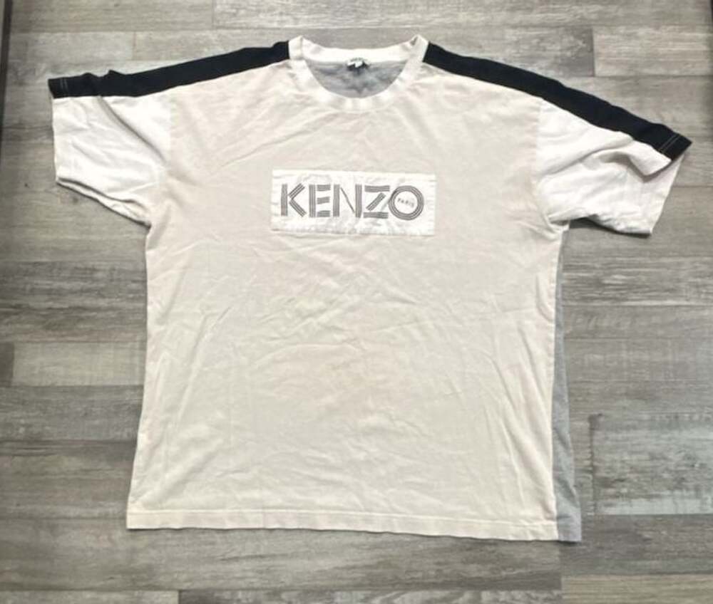 Kenzo Paris Logo T-Shirt Size XXL White